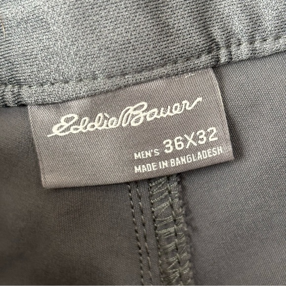 Eddie Bauer Men's Grey Hiking Outdoor Rainer Pants Size 36x32 - Picture 2 of 13